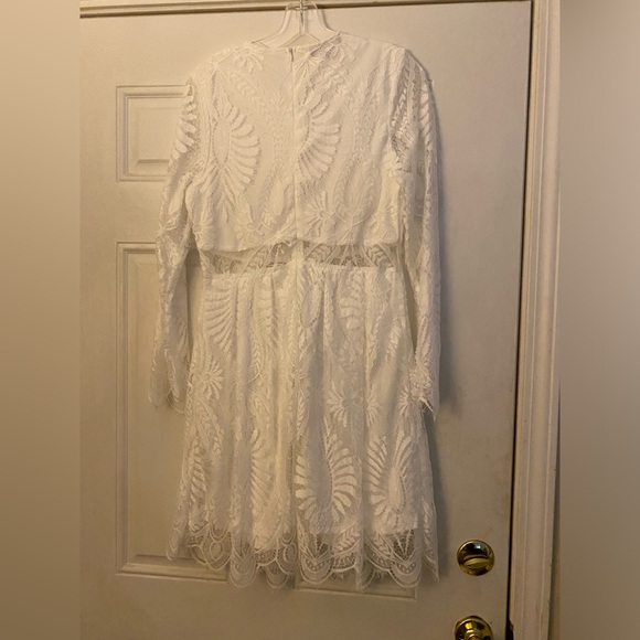 SHEIN Eilly Bazar white lace dress size large - Picture 5 of 5